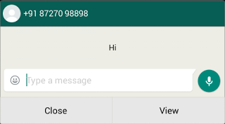 Whatsapp Popup Preview