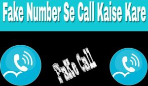 fake number