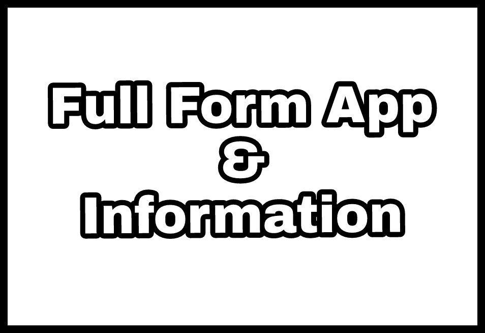 full-form-app-apps