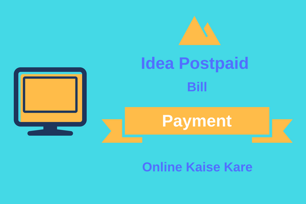 idea postpaid bill payment kaise kare